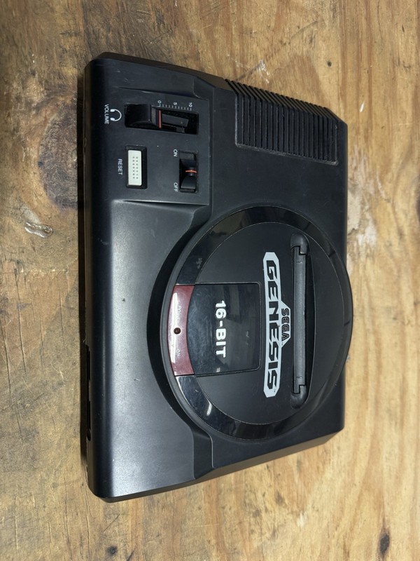 2-CONTROLLERS Original SEGA GENESIS Console MK-1601 Video Game System 1st Model gallery
