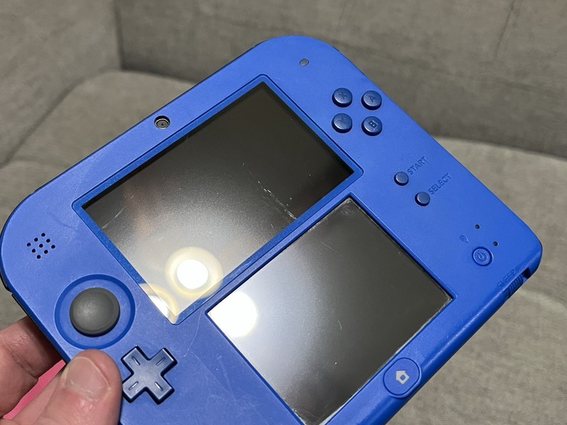 Nintendo 2DS Handheld Game Console FTR-001 Black/Blue gallery