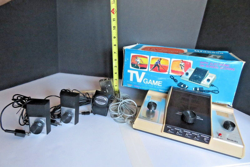1977 GRANADA® TV GAME Magnavox® *VIDEO* EP-500 4-in-1 Video Arcade Game Console