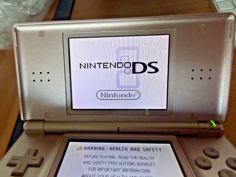 Nintendo * DS Lite Console * Metallic Rose Gold Pink (Tested) gallery