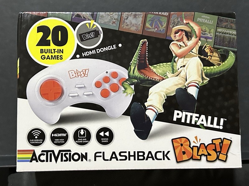 Pitfall – Activision Flashback – Blast! – Controller w/ 20 Games – New