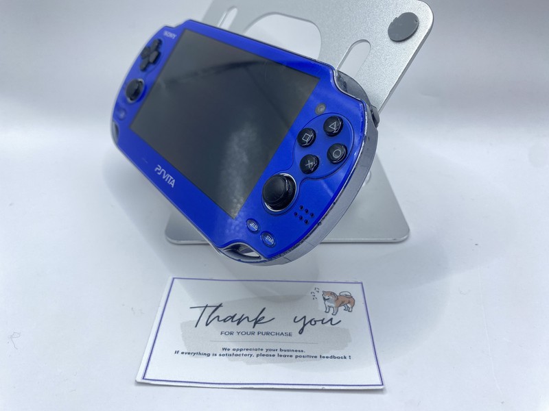 Scratches PS Vita Sapphire Blue PCH 1000 ZA04 Console only gallery