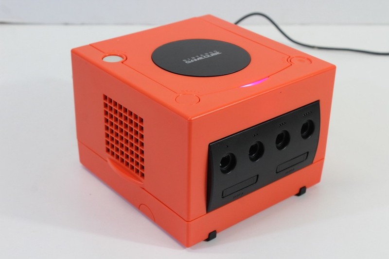 Nintendo Gamecube Console Warm Red x Black Pink LED GC NTSC-U/C US DOL-001 AC AV gallery