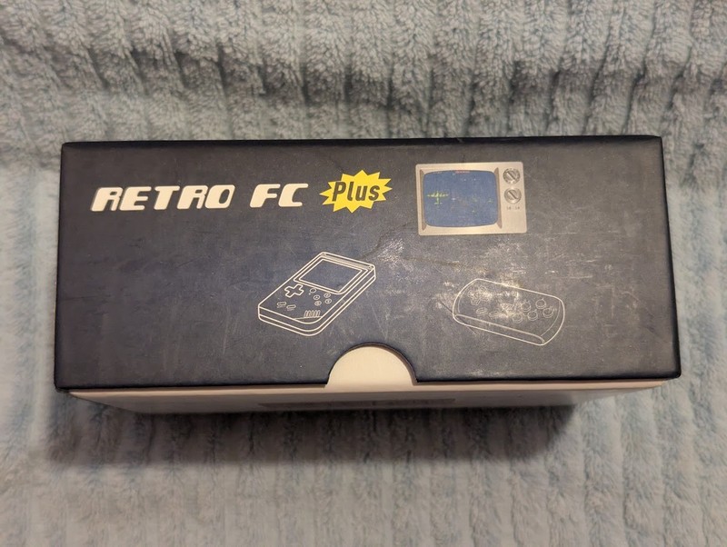 Retro FC Plus 168 in 1 Handheld Game Console (Black Color) Tested Works ! gallery