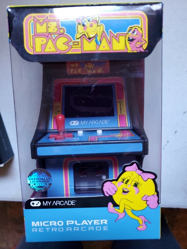 My Arcade Ms.Pac-Man Micro Player – Blue/Pink