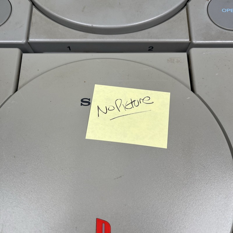 Lot of 3 Sony PlayStation 1 PS1 For Repair/Parts Disc Read Issue, No Picture gallery
