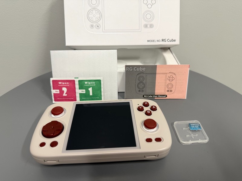 Anbernic RG Cube Android Handheld Console Complete in Box w/ Screen Protector