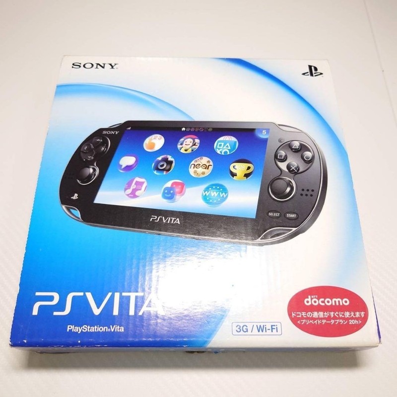 Sony PS Vita PCH-1100 Crystal Black OLED 3G Wi-Fi Complete Boxed Near Mint 7064