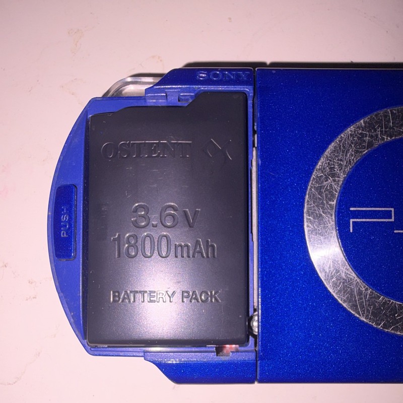 Sony PSP Blue Handheld System, Mini USB, Memory Stick PRO Duo Compatible gallery