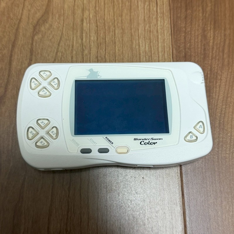 Working Rare Wonder Swan Color White Final Fantasy Edition Bandai Console Japan