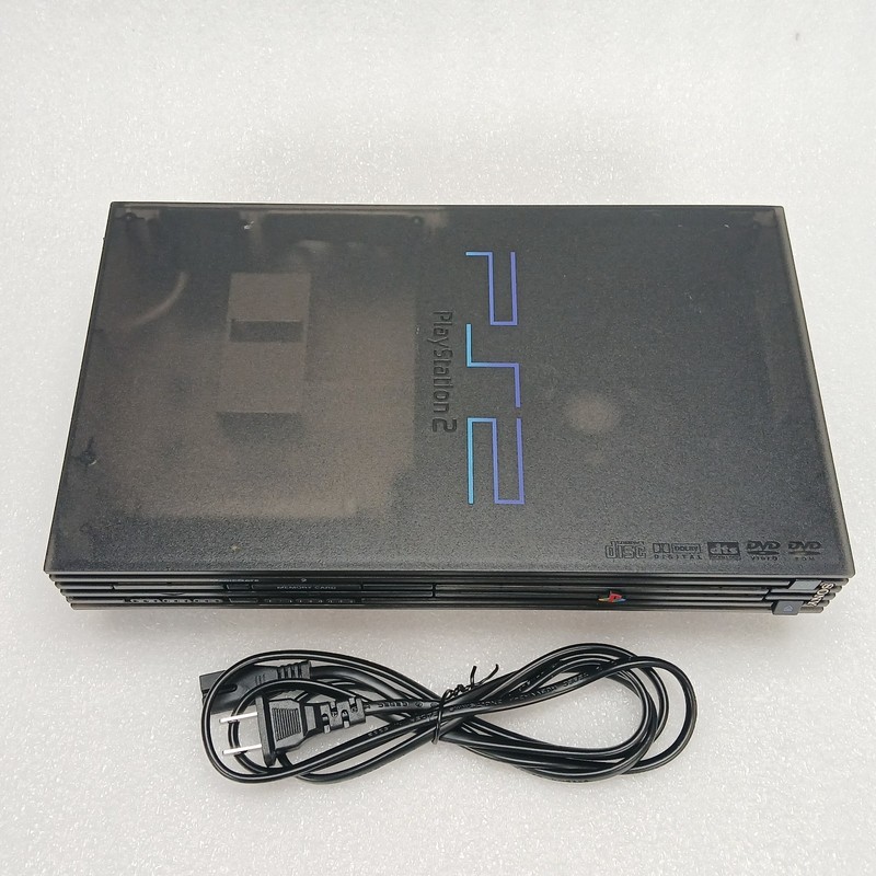 USA Region Fat PS2 Clear Zen Black Console Sony PlayStation 2 SCPH-37000 39001