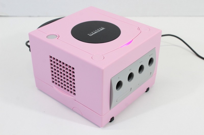 Nintendo GameCube Pastel Pink Console DOL-101 GC US NTSC-U/C Pink LED Recapped gallery