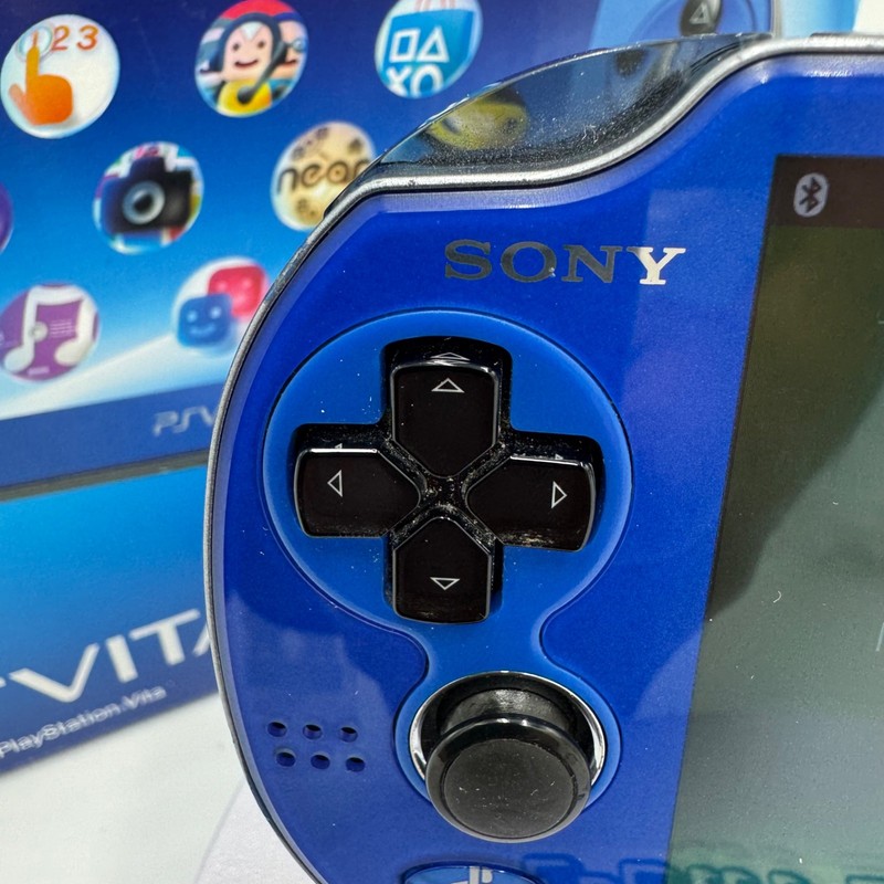 PS Vita PCH-1000 ZA04 Sapphire Blue Console Region free Tested Working LANK S gallery