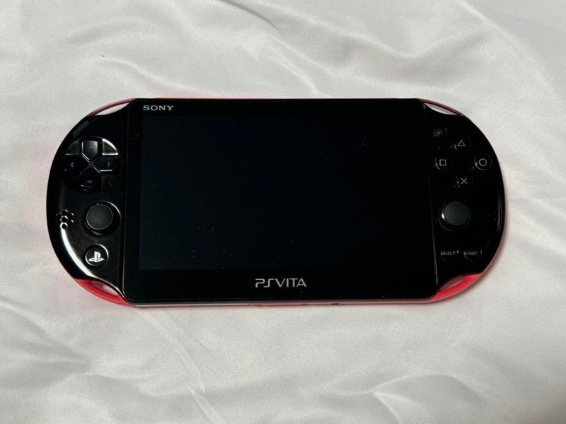 PS Vita Pink Black PCH 2000 ZA15 PSV Slim Console Good Condition Tested