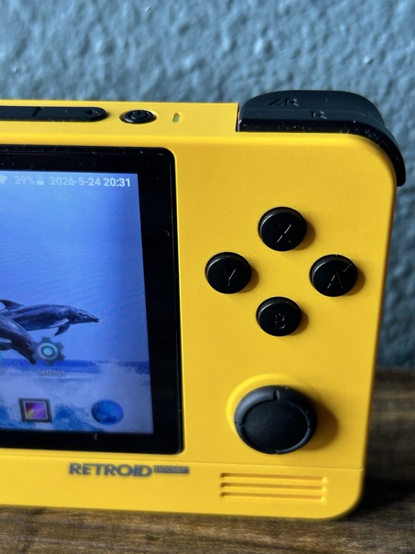 Retroid Pocket 2 - Handheld Retro Gaming System - Orange No Charger gallery