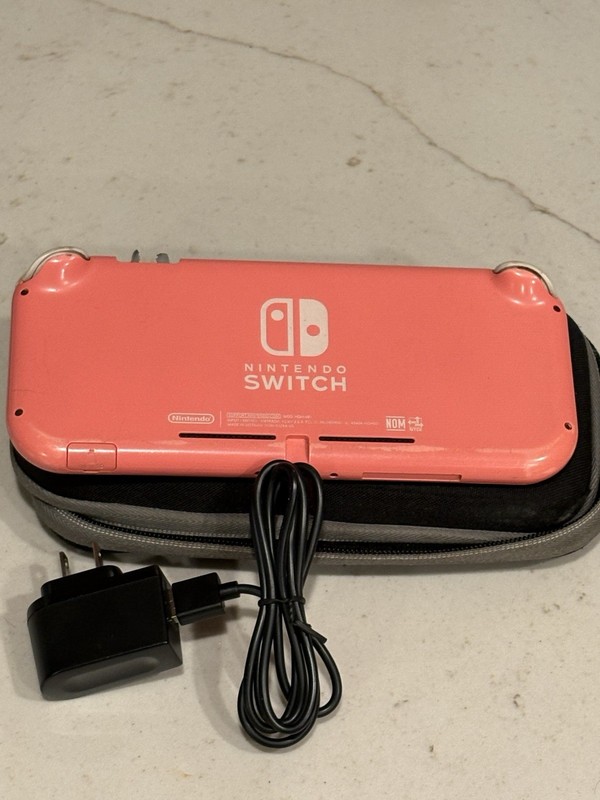 Nintendo Switch Lite HDH-001 32 GB Console -Coral- w/Charger, Travel Case “READ” gallery