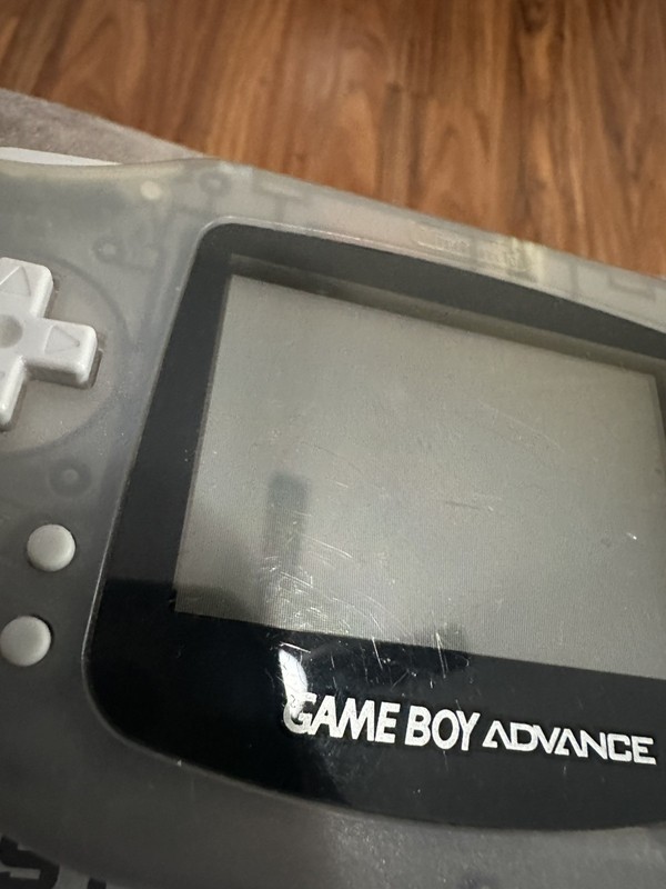 Nintendo Game Boy Advance AGB-001- Clear Glacier- Tested! gallery