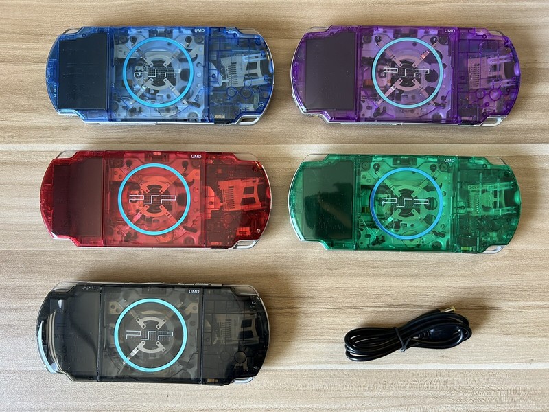 Sony PSP-3000 clear blue, purple, red, green, black FAST SHIPPING gallery
