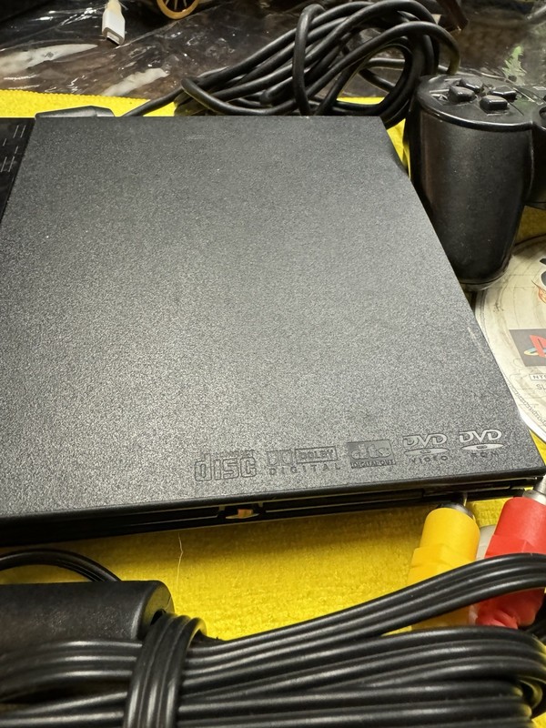 Sony PlayStation 2 (SCPH-75001) Slim Console, Tested With Acc And Games. Clean! gallery