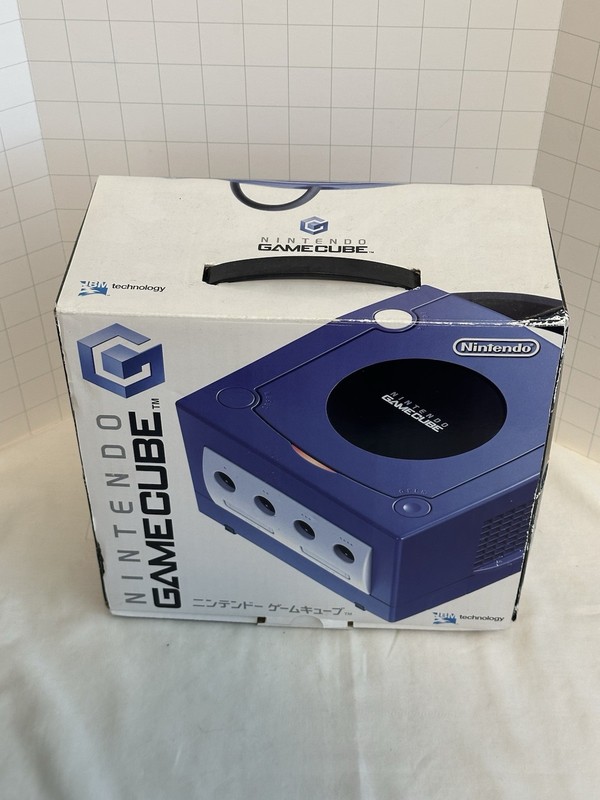 Nintendo GameCube Console CIB Indigo, Works w/ US Region DOL -001 JPN