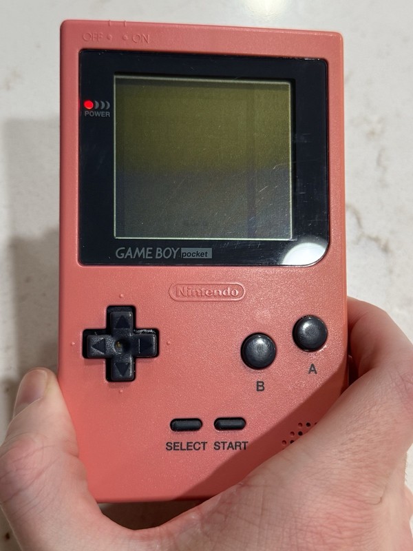 Nintendo Game Boy Pocket MGB-001 - Pink- 100% OEM - Working - Needs LCD READ gallery