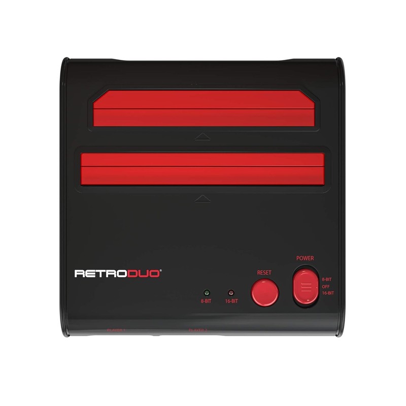 Retro-Bit RetroDuo Dual 2-in-1 Retro Console for SNES & NES Games - Red/Black gallery