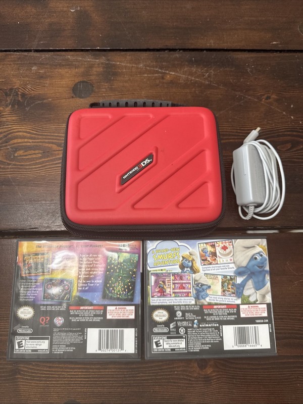 Nintendo 2DS Blue Handheld System Console Model FTR-001 Bundle 6 Games Charger gallery