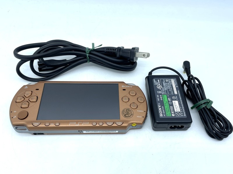 SONY PSP-2000 Console Bronze Monster Hunter Limited Edition Tested Excellent