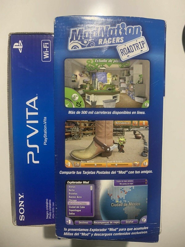 Playstation PS Vita PCH-1010 Bundle Mod Nation Racers - Complete In Box NTSC-U/C gallery