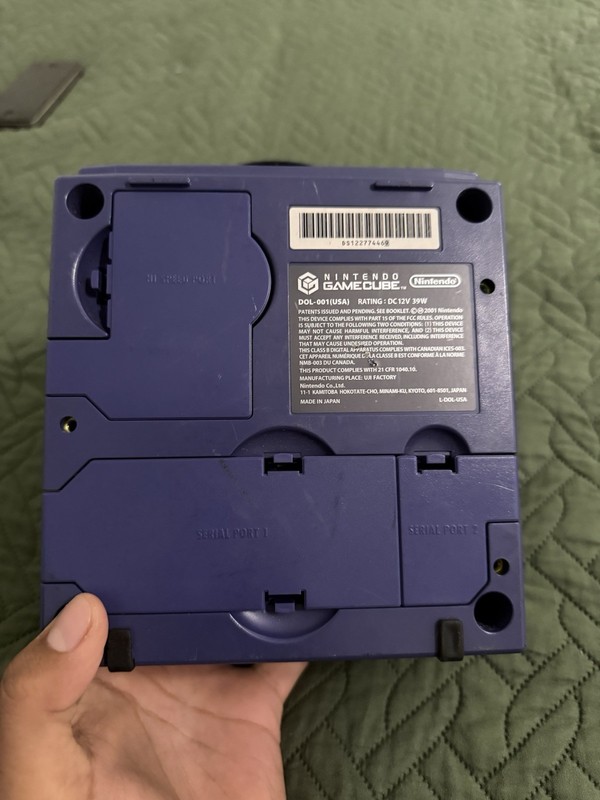 Nintendo GameCube DOL-101 Gaming System Indigo for Parts Or Repair gallery