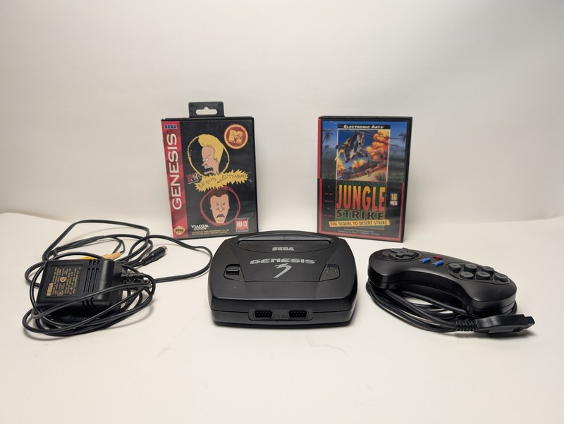 Sega Genesis 3 W/ Controller & Games Bundle – Tested