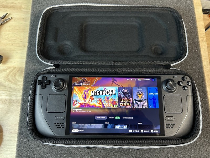 Valve Steam Deck OLED 512GB Black Handheld Console Bundle Excellent Condition gallery
