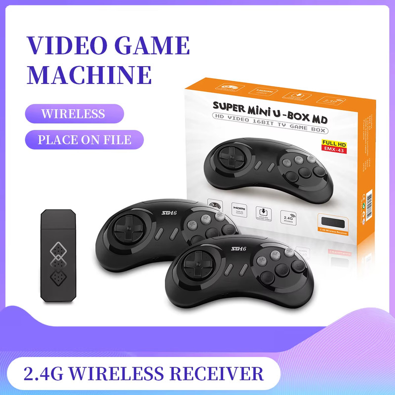 SG800 Retro HD Game Console with 3000 Games and Wireless Controller