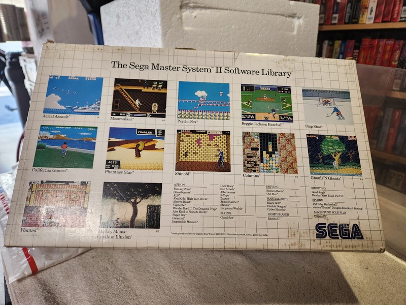 Sega Master System II w/Alex the Kidd built in! 1990 Launch Edition Gray Console gallery
