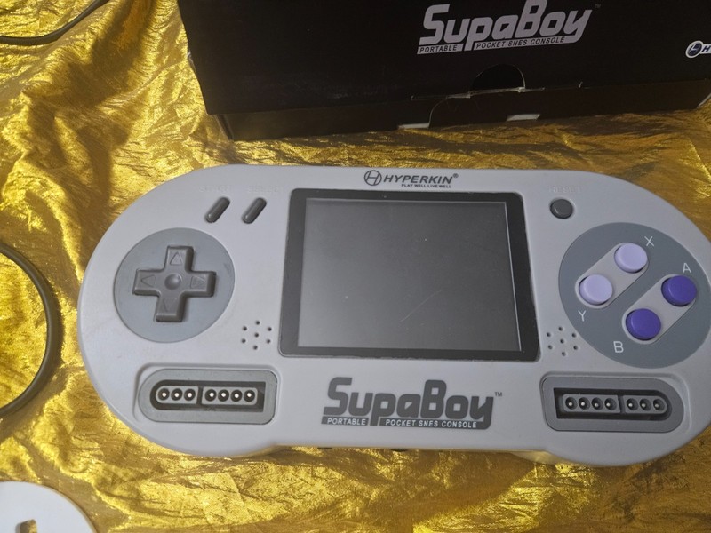 FOR REPAIR - SUPABOY Portable Pocket SNES Console Super Nintendo by HYPERKIN !!! gallery
