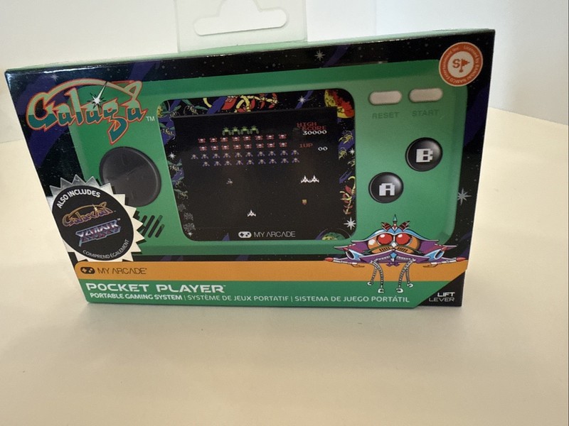 My Arcade DGUNL-3244 Galaga Pocket Player Portable Handheld Game System [New ]