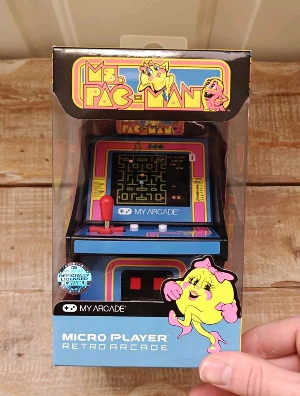 My Arcade Micro Player Mini Arcade Machine: Ms. Pac-Man Video Game, Fully 6.75 –
