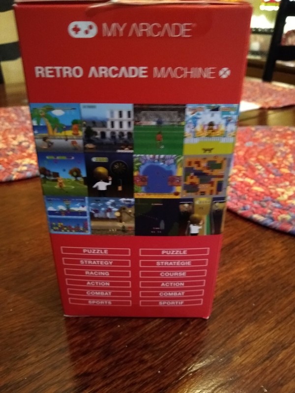 Classic Retro Arcade Machine Portable Gaming Mini Cabinet With 300 Built-In game