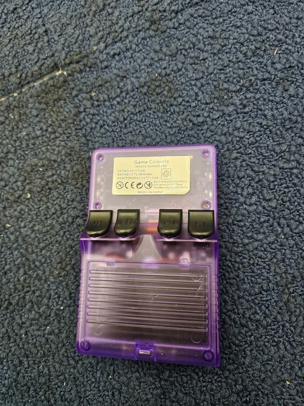 Palm Games R40S PRO Handheld Game Console, Purple, RK3326 CPU gallery