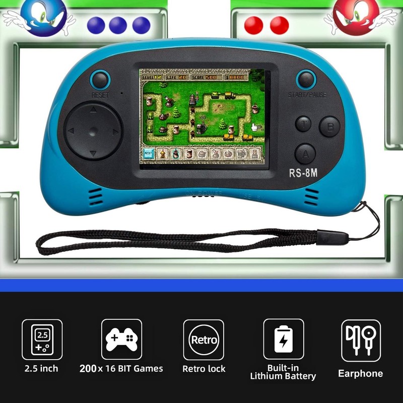 Kids 2.8-Inch Handheld Video Game Player - 220 Games for Travel Fun gallery