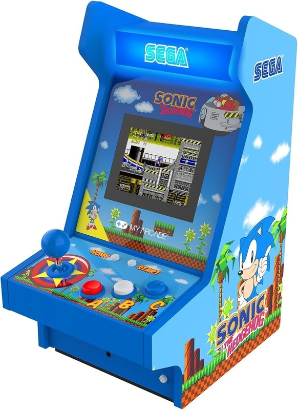 My Arcade Sonic The Hedgehog Mighty Player 4in1 Arcade Countertop Video Game New