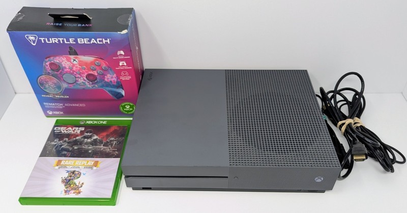 Xbox One S Storm Grey 500 GB Limited Edition Console Bundle w/ Rare Replay!