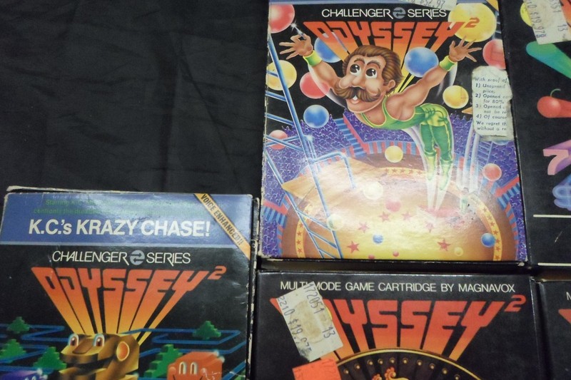 Magnavox Odyssey 2 Game Console 10 Games in boxes with manuals gallery