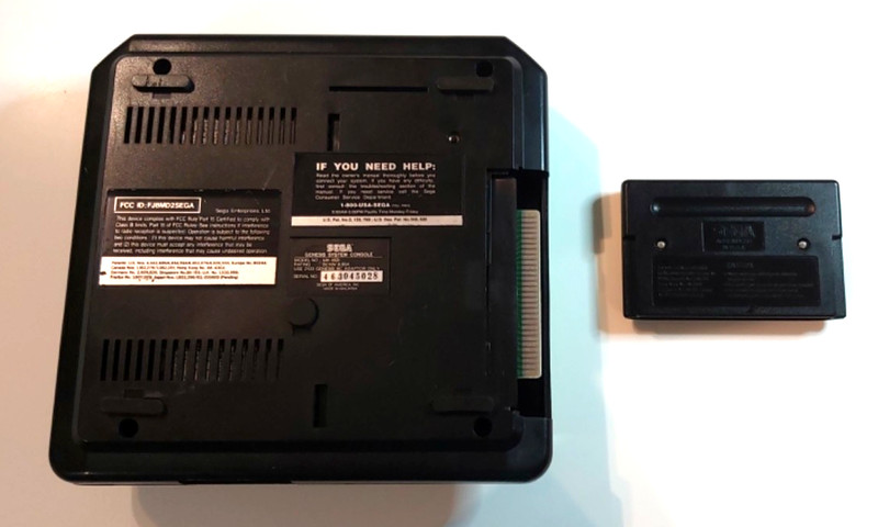 SEGA Genesis Model II VA3 MK-1631 Console w/ Streets of Rage 2 Controller AC AV gallery