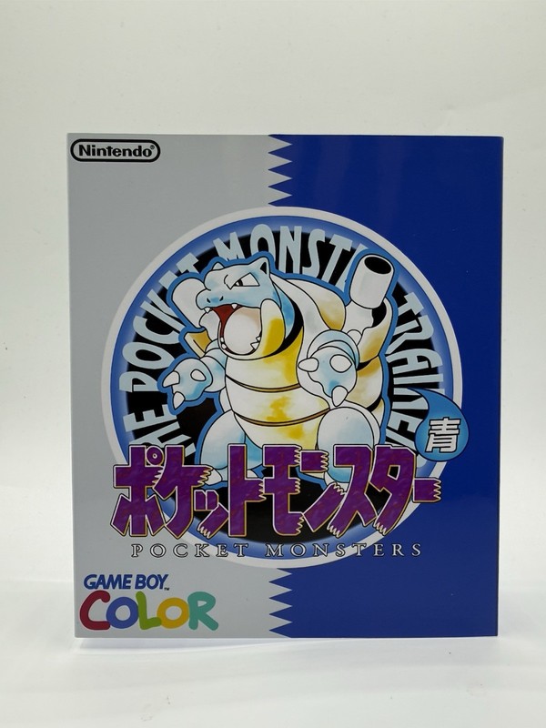 Custom Blastoise USB C Rechargeable Gameboy Color W Matching Box Pokémon gallery