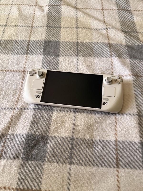 Steam Deck Limited White Handheld System w/ Carrying Case, US USB-C Charger, 1TB