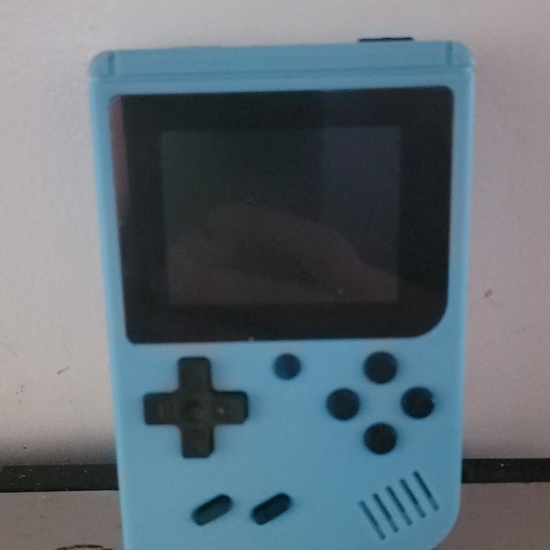 SIMPLI-MAGIC Blue Handheld Game Console 4GB 480p USB-C Headphone Jack