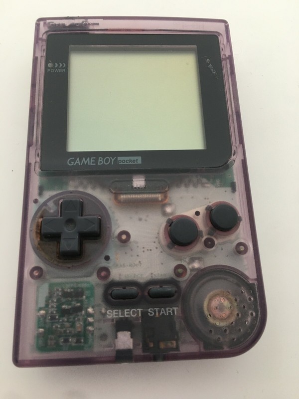 Nintendo Game Boy Pocket MGB-001 – Atomic Purple – OEM – Tested Working RARE!
