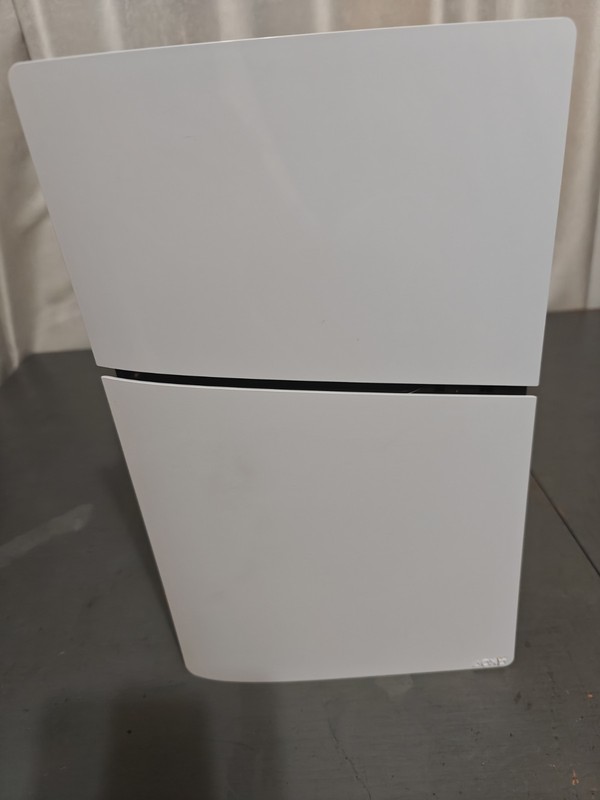 Sony PlayStation 5 Slim Digital White *FOR PARTS* *TURNS ON* *READ DESC* gallery