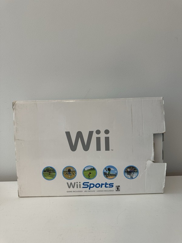Nintendo Wii Sports Console Bundle RVL-001 Complete In Box 4 Game & Wiimotes CIB